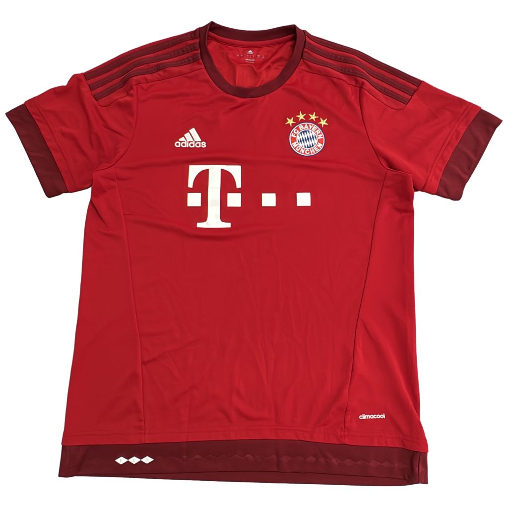 adidas アディダス FCバイエルン・ミュンヘン ユニフォーム プロチーム サッカー レッド(メンズ L)中古 古着 Y4108