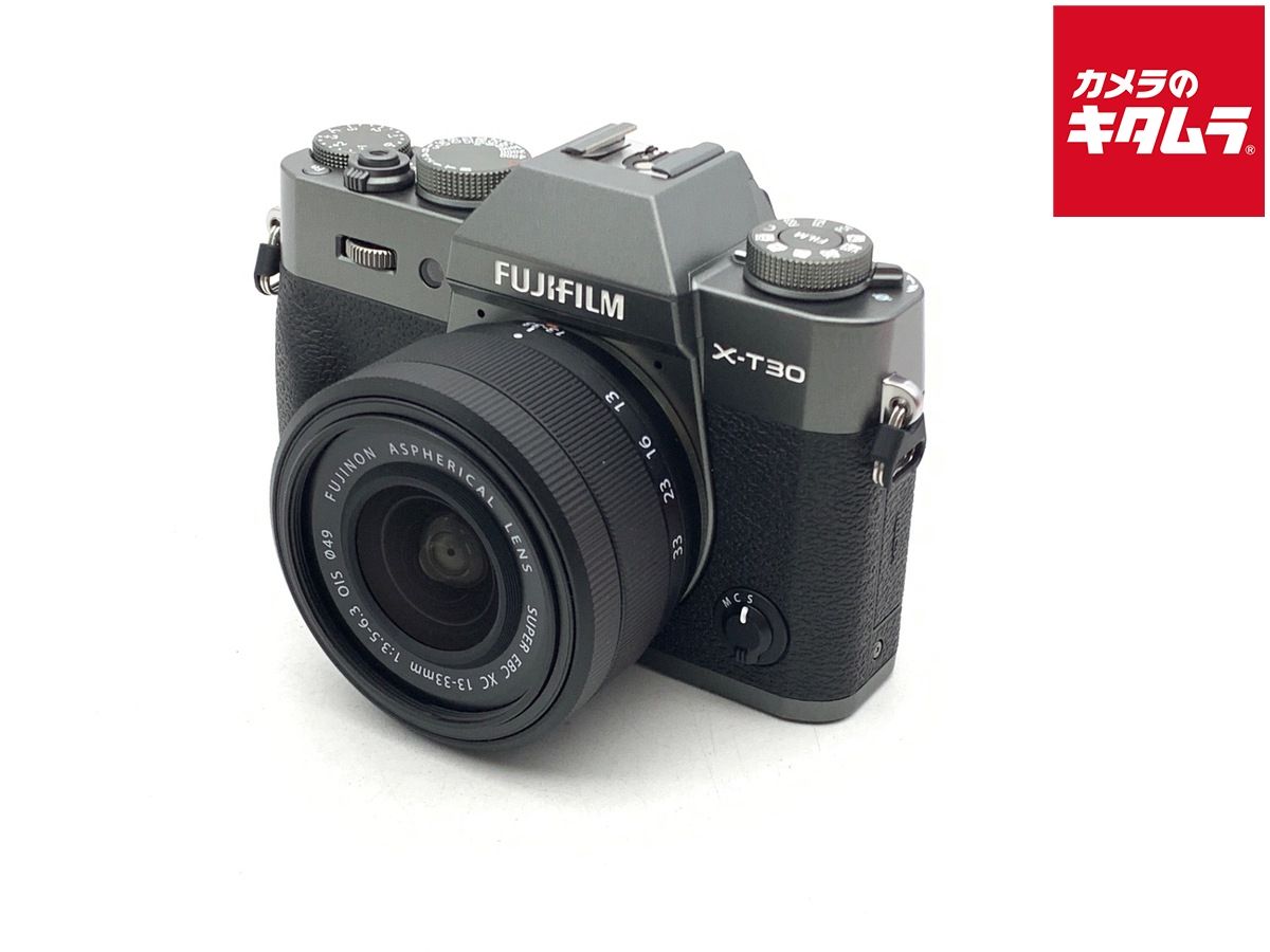 【中古】 【並品】 フジフイルム X-T30III XC13-33mmレンズキット チャコールシルバー