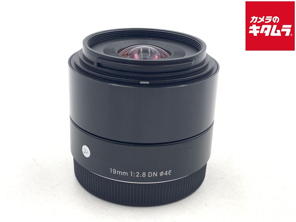 【中古】 【美品】 シグマ 19mm F2.8 DN ソニーEマウント用 ブラック