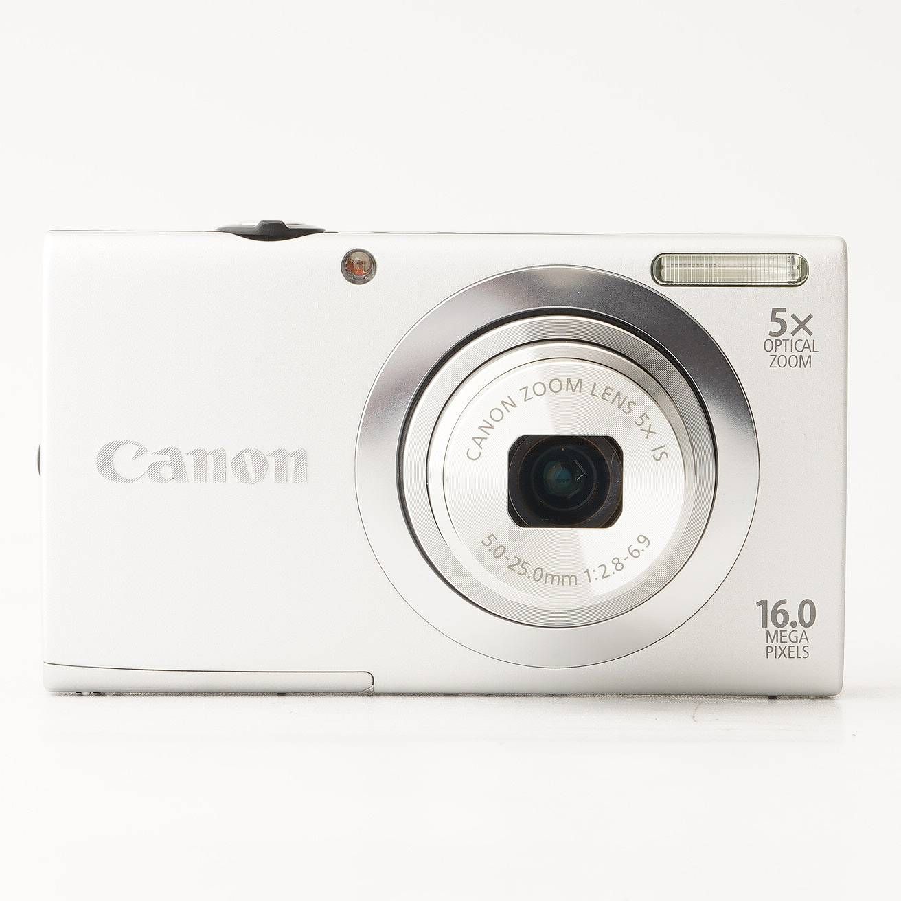キヤノン Canon PowerShot A2400 IS シルバー 5x 光学ズーム