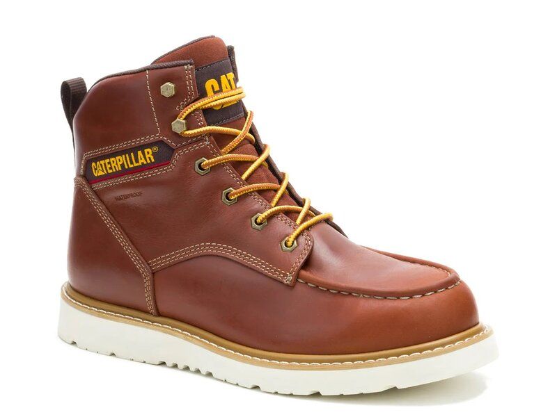 キャタピラー メンズ シューズ ブーツ・レインブーツ Tシャツ Caterpillareclaimer Wedge Waterproof Steel Toe Work Boot Mens Dark B