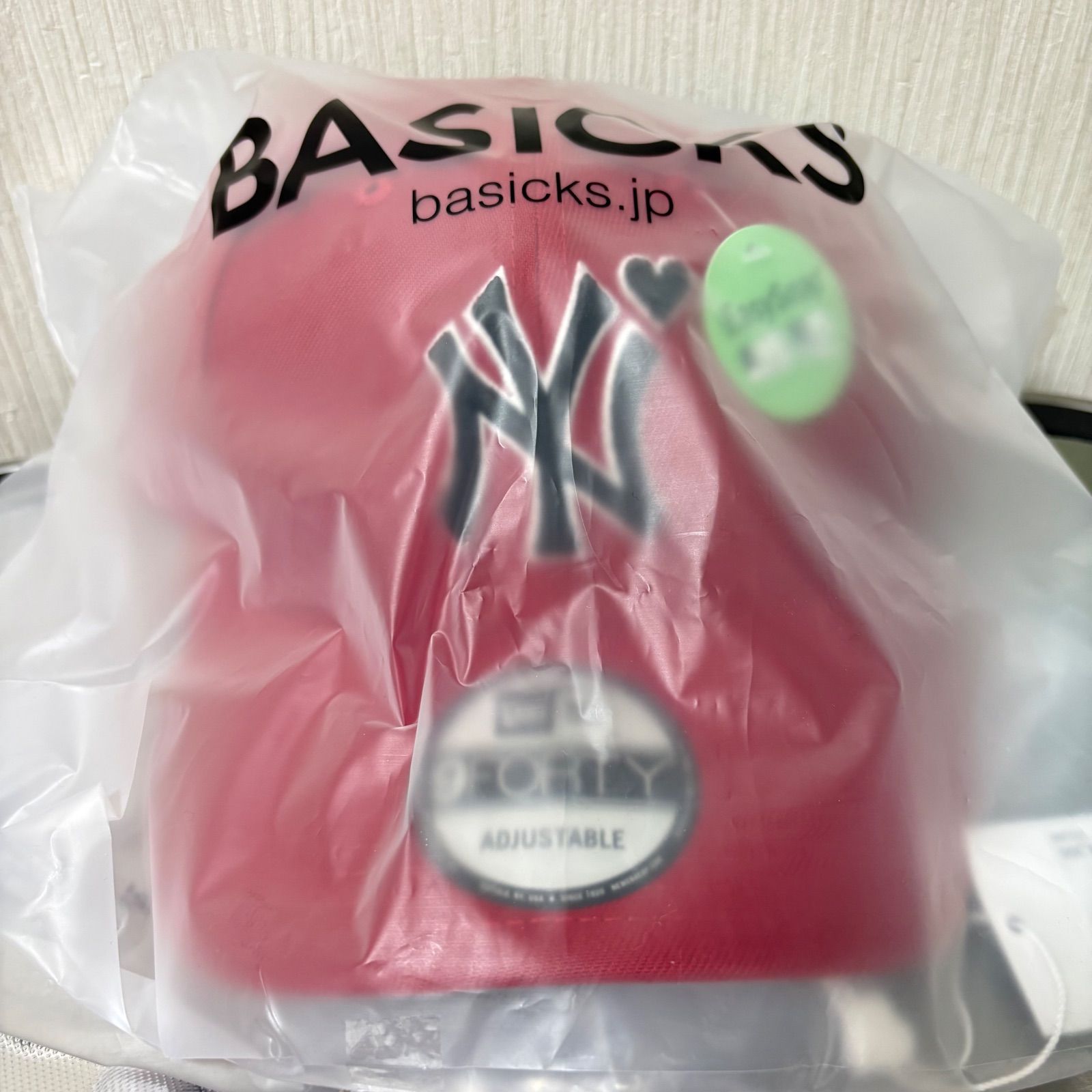 BASICKS x NEW ERA YANKEES CAP / RED ニユーエラ キャップ コラボ