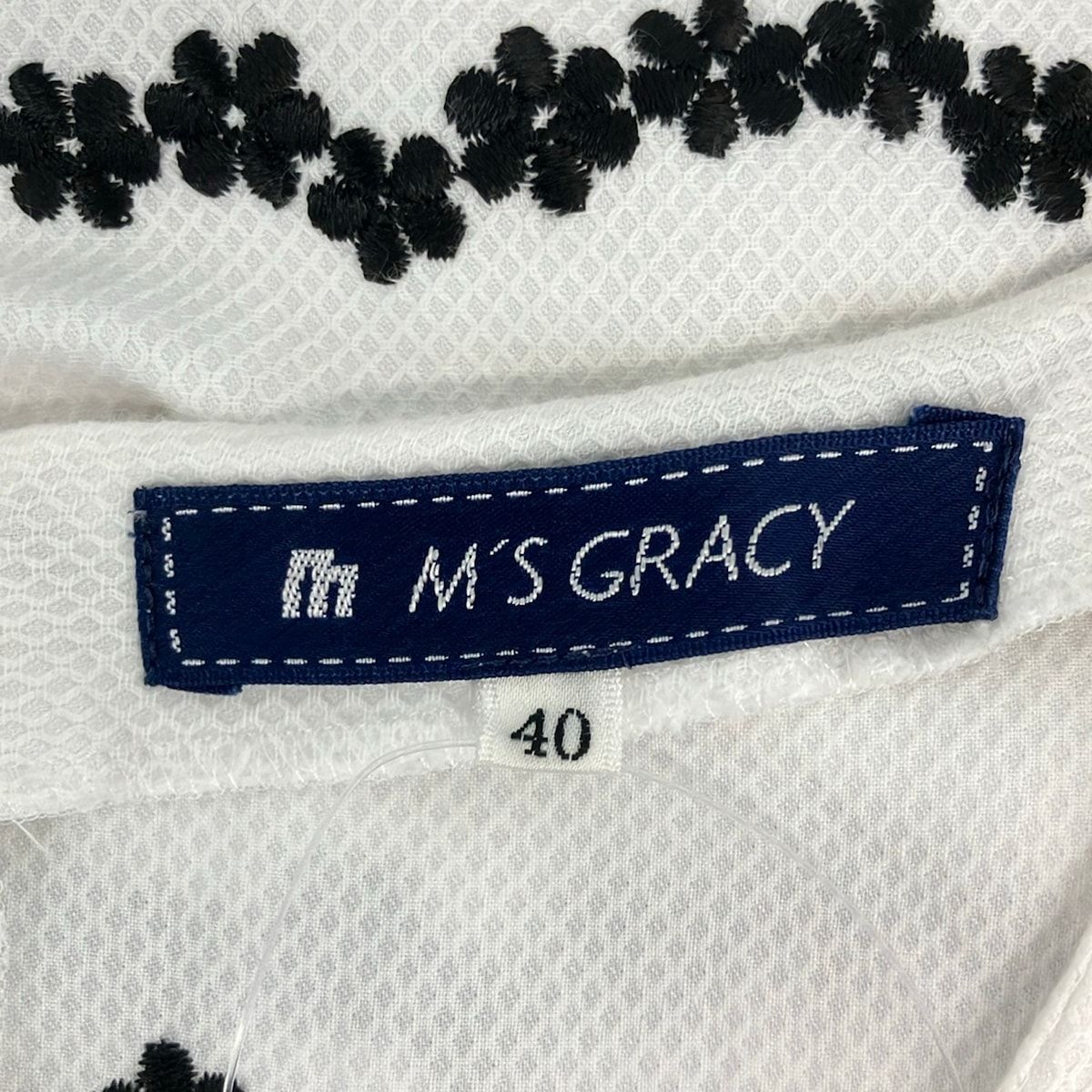 M'S GRACY(エムズグレイシー) ワンピース サイズ40 M レディース - 白