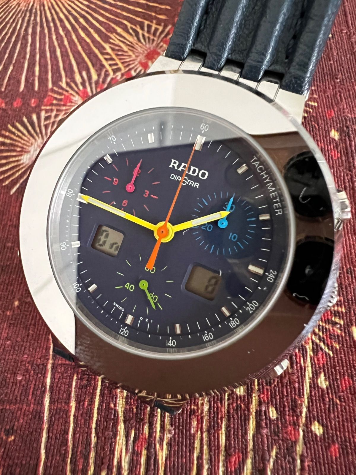 ラドー　RADO☆ダイヤスター　ATPツアー☆アナデジ☆稼働品☆メンズ