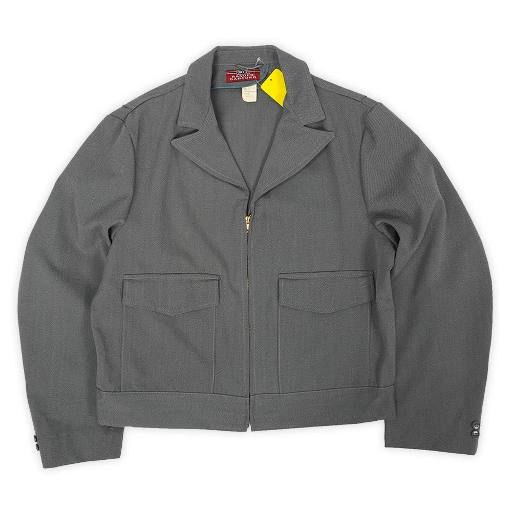 デイズ DAY'S 未使用 デッドストック DEADSTOCK 60s 60年代 ウィップコード ワークジャケット ごま塩 短丈 珍品 TALONジップ ヴィンテージ USA 古着 メンズ ブルゾン グレー 42【中古】