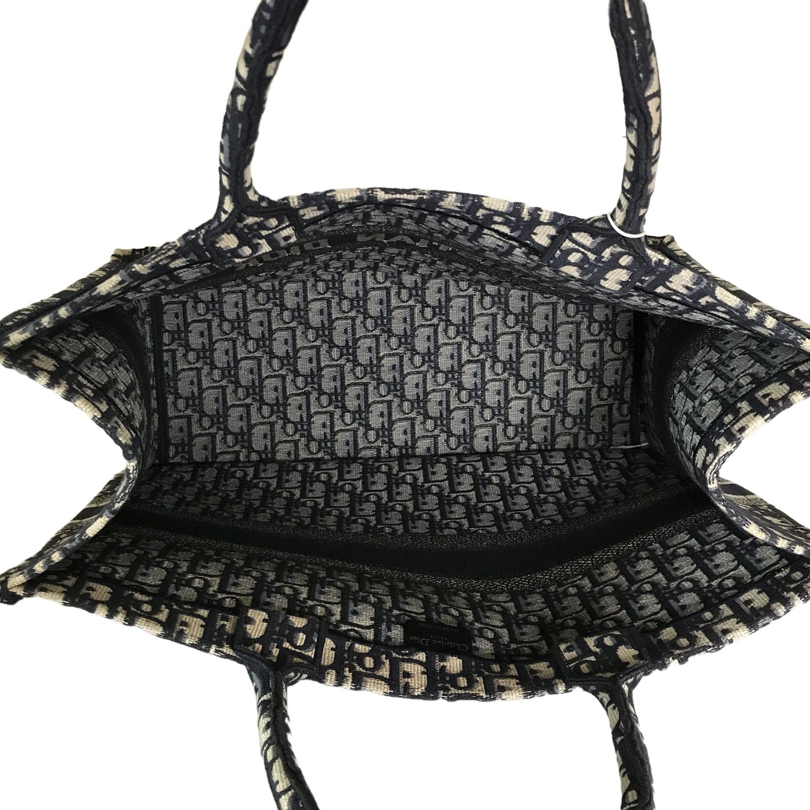 鑑定済】Christian Dior ディオール ブックトート バッグ ラージ