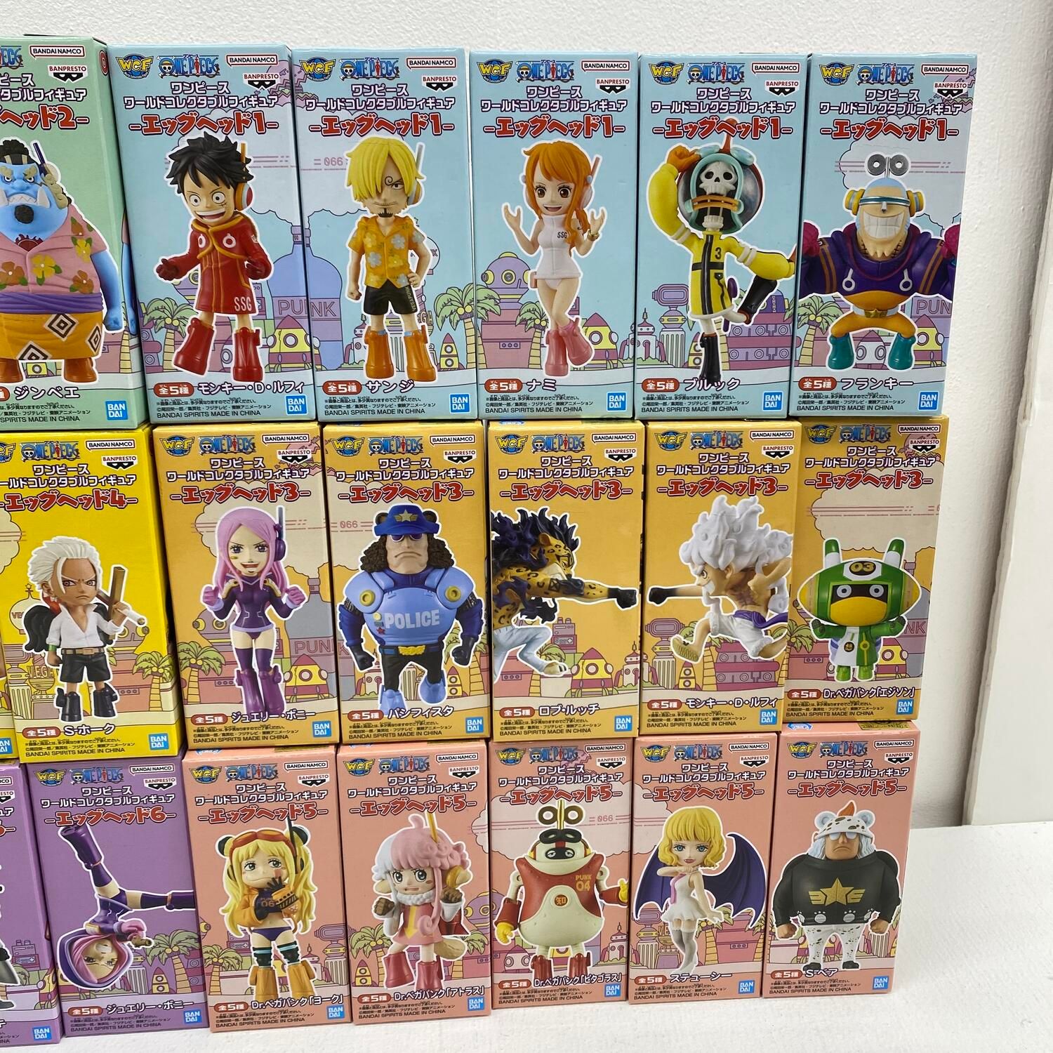 【★加古川物流】中古 未開封 ワンピース コレクタブル エッグヘット編 1-6 まとめセット**【703】 ☆加古川物流】中古 未開封 ワンピース コレクタブル エッグヘット編 1