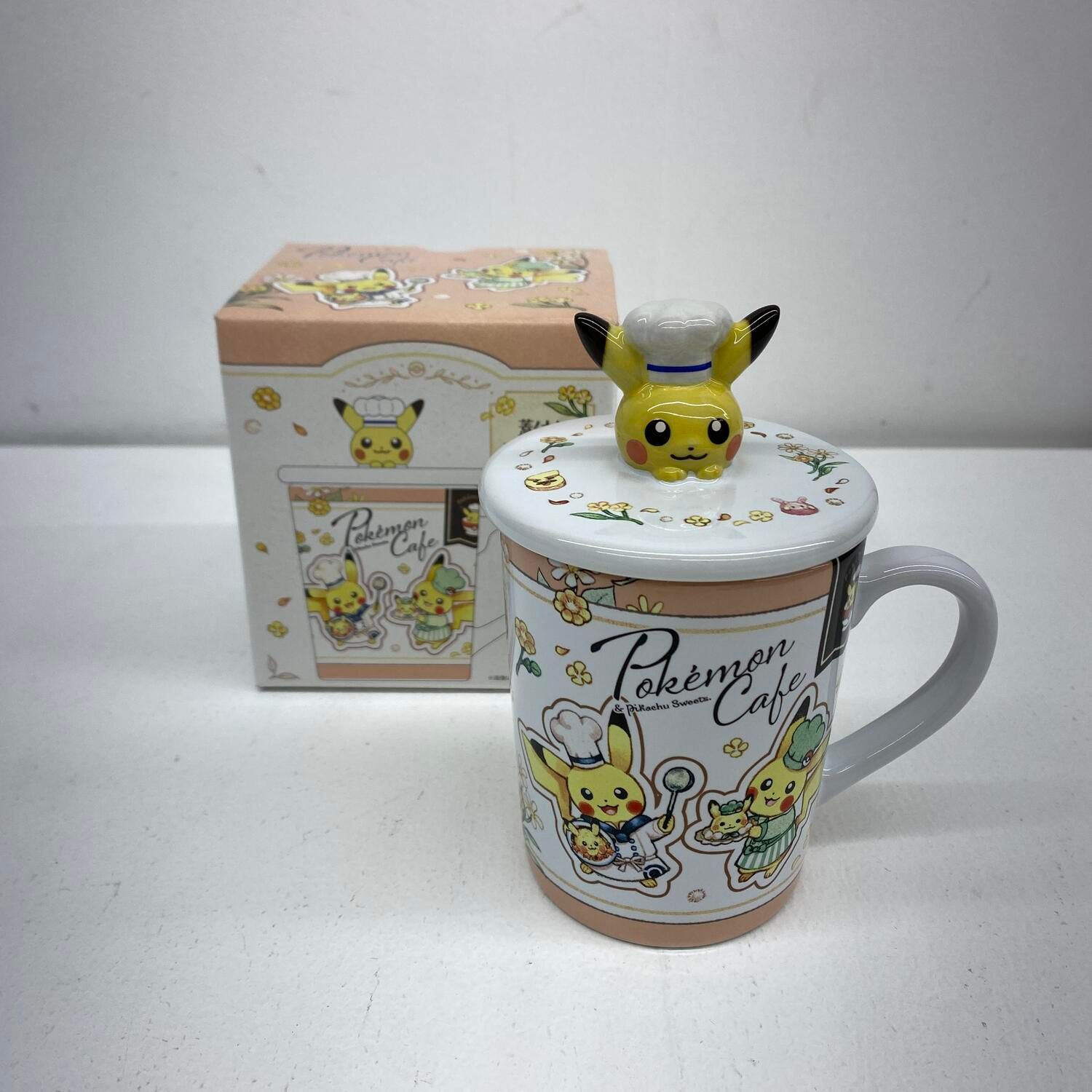 ☆加古川物流】中古 ポケモンセンター 蓋付きマグカップ シェフ 