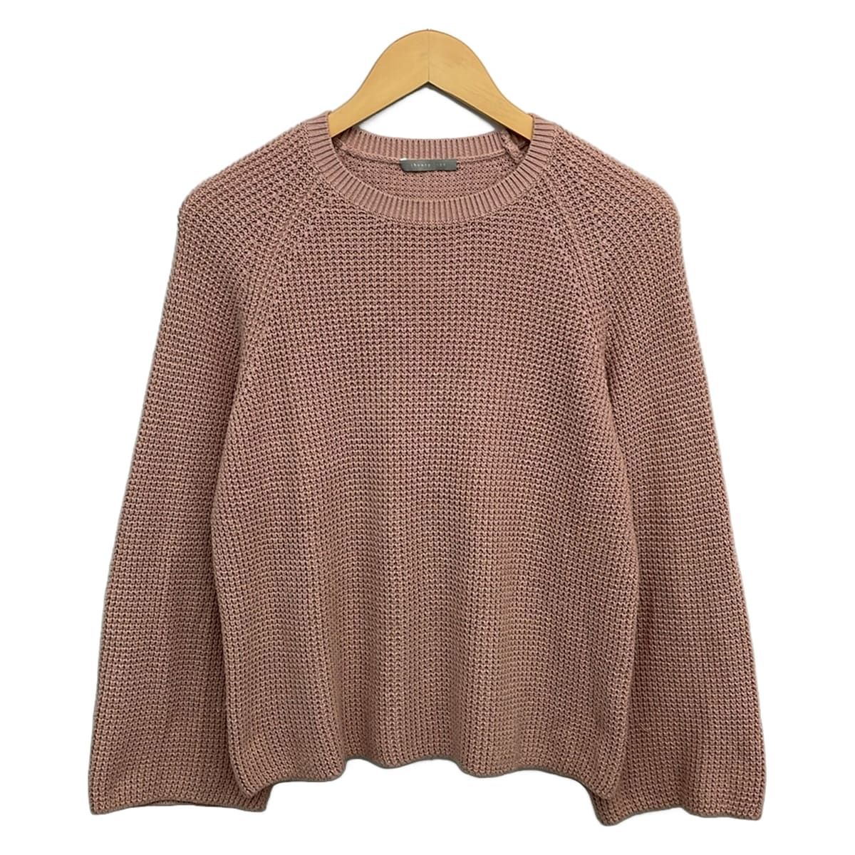 theory luxe(セオリーリュクス) 長袖セーター サイズ38 M レディース美品 - ピンクベージュ カシミヤ混