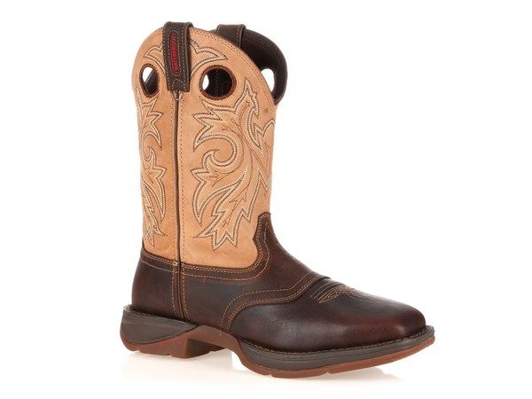 ドゥランゴ メンズ シューズ ブーツ・レインブーツ Durango Rebel Saddle Up Cowboy Boot Dark BrownTan ブラウン