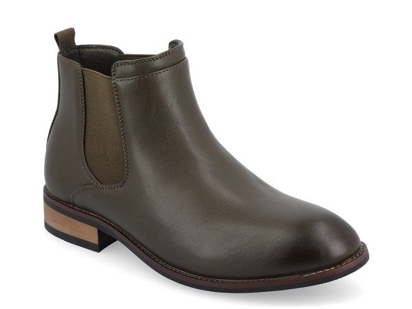 バンス メンズ シューズ ブーツ・レインブーツ Vance Co Landon Boot Dark Green グリーン