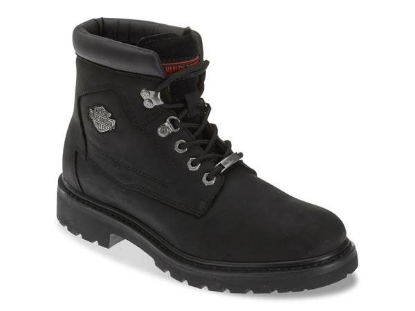 ハーレーダビッドソン メンズ シューズ ブーツ・レインブーツ HarleyDavidson Badlands Motorcycle Boot Black ブラック