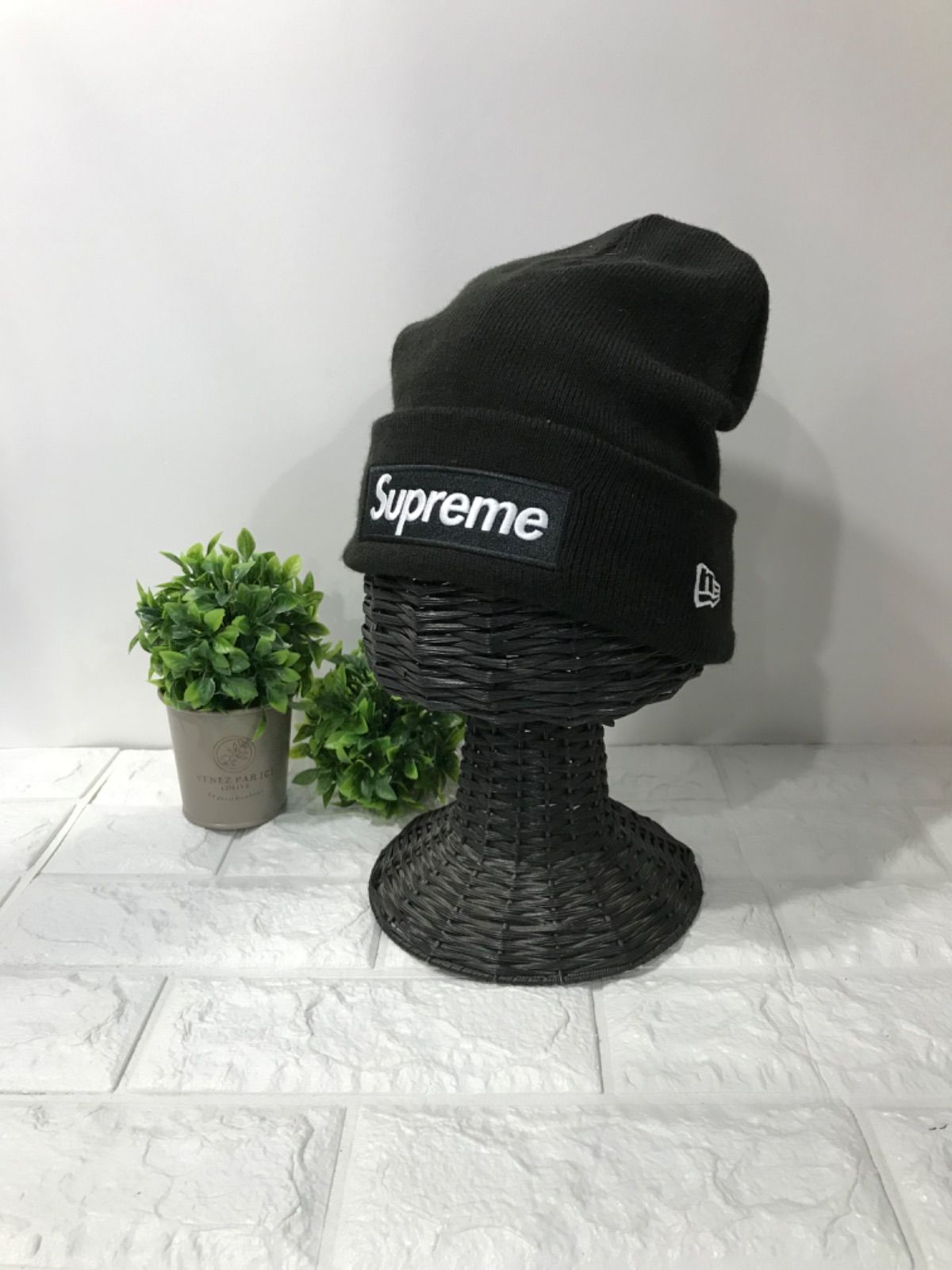 Supreme × New Era 25FW Box Logo Beanie