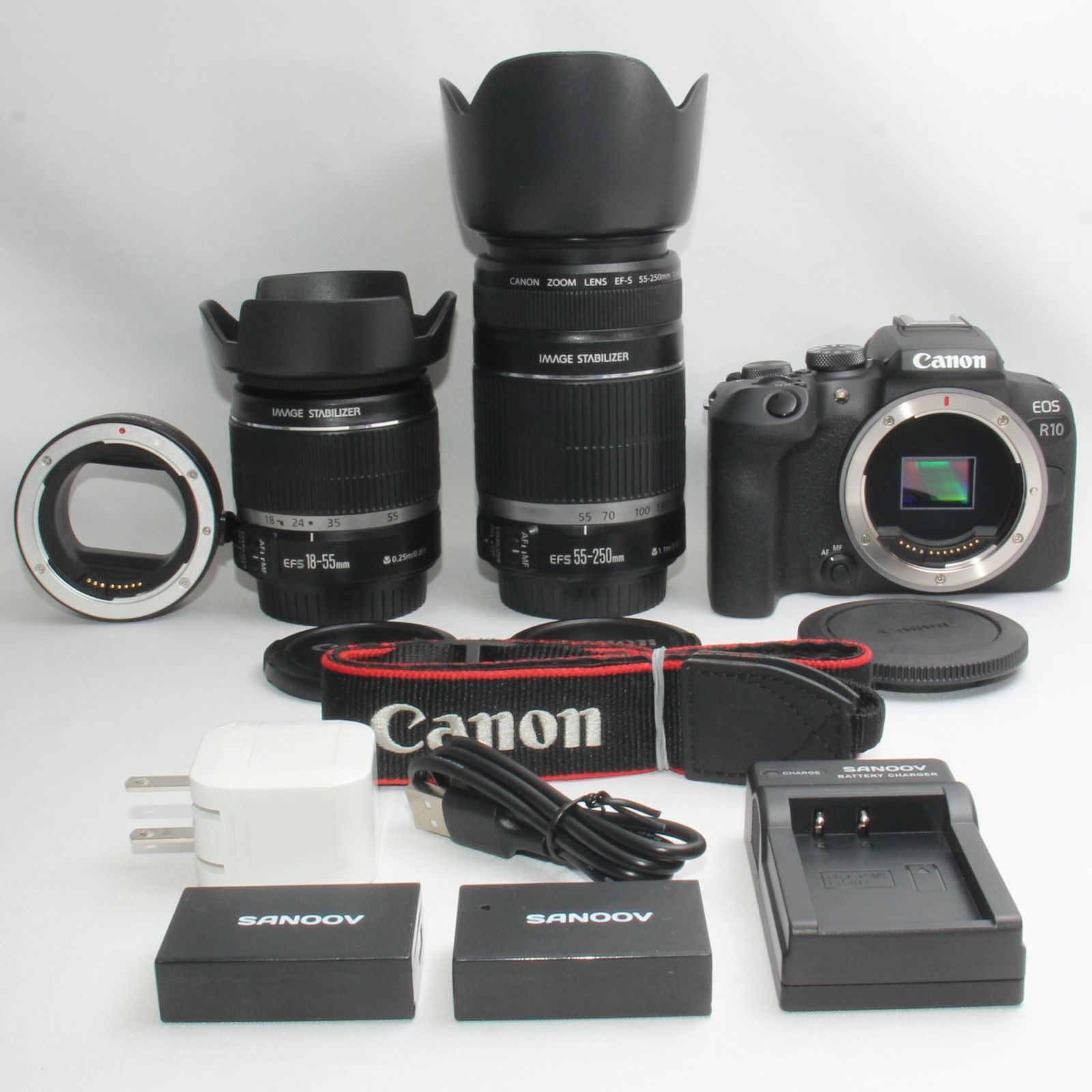 ✨予備バッテリー付き✨❤️Canon EOS R10 ダブルズームセット❤️ ❤️予備バッテリー付き❤️Canon EOS R10 ダブルズームレンズセット