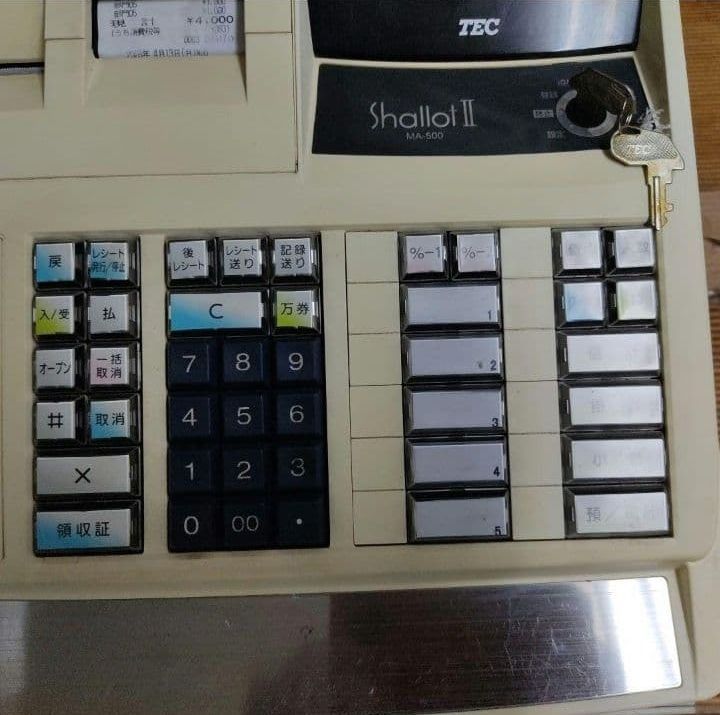 テックレジスター MA-500 ツインプリンター 人気機種 500413