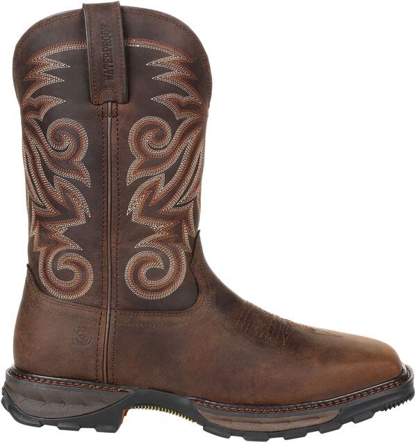 ドゥランゴ メンズ シューズ ブーツ・レインブーツ Tシャツ Durango Mens Maverick XP Steel Toe Waterproof Western Boots Brown ブラウ