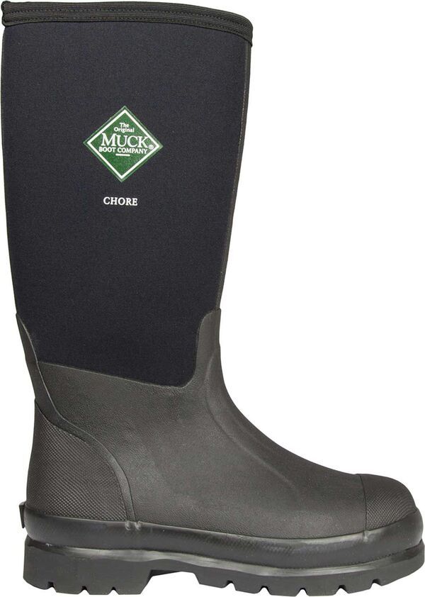 ムックブーツ メンズ シューズ ブーツ・レインブーツ Muck Boots Muck Boot Mens Chore Hi Waterproof Work Boots Black ブラック