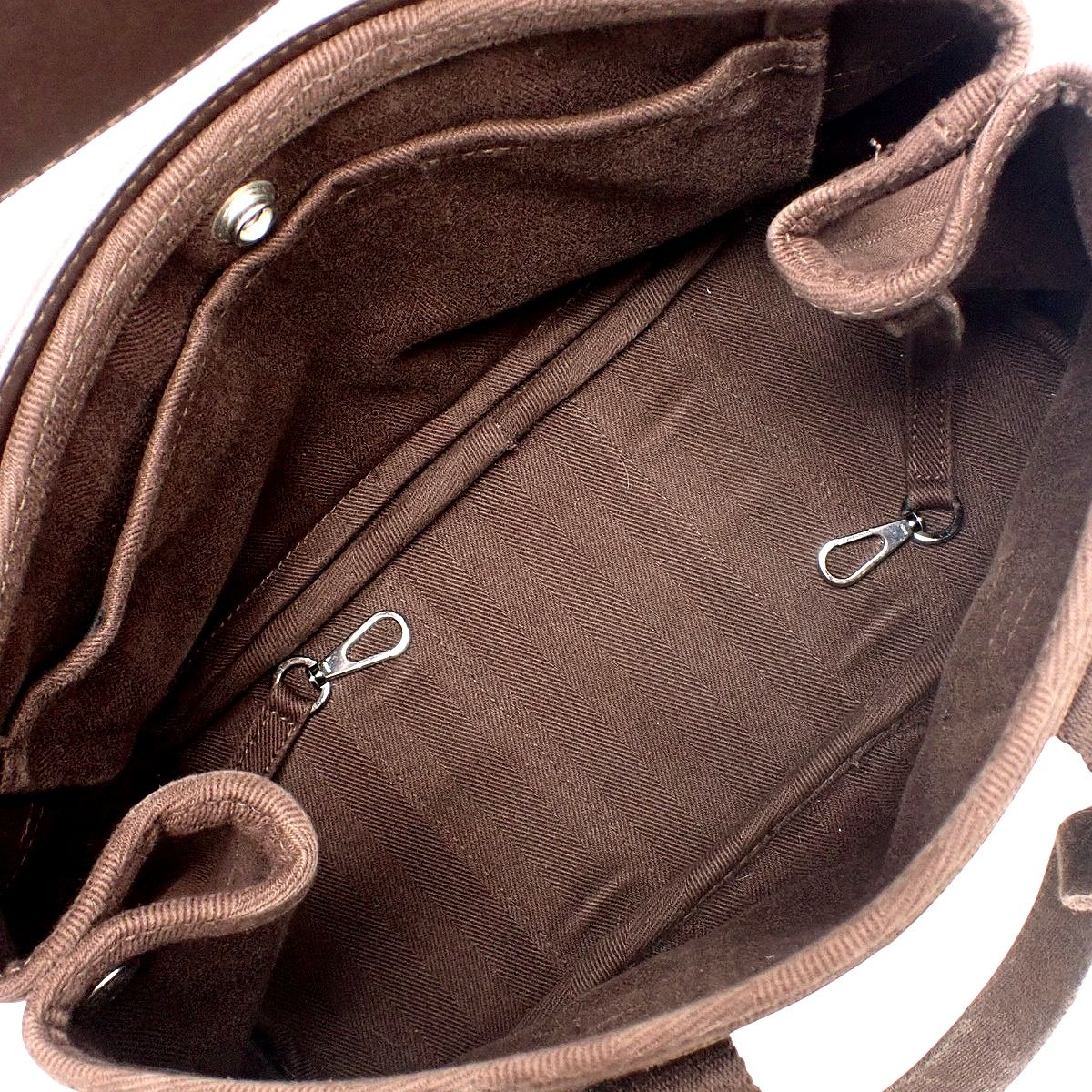 HERMES(エルメス) ヴァルパライソPM ブラウン茶 トワルシェブロン