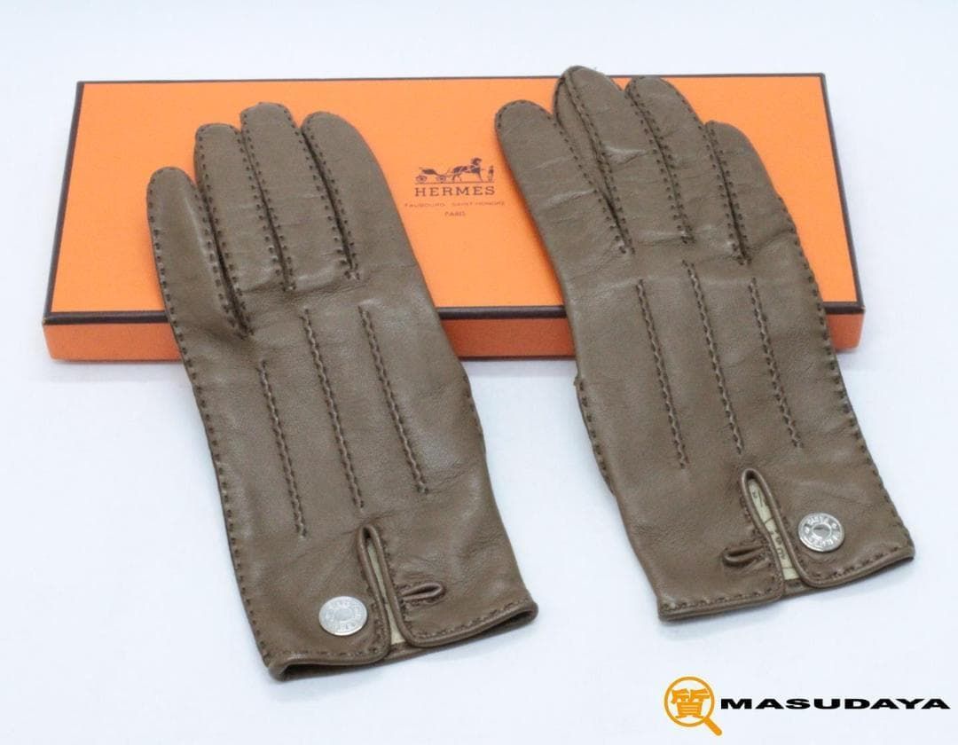 エルメス セリエ レザーグローブ【超美品】