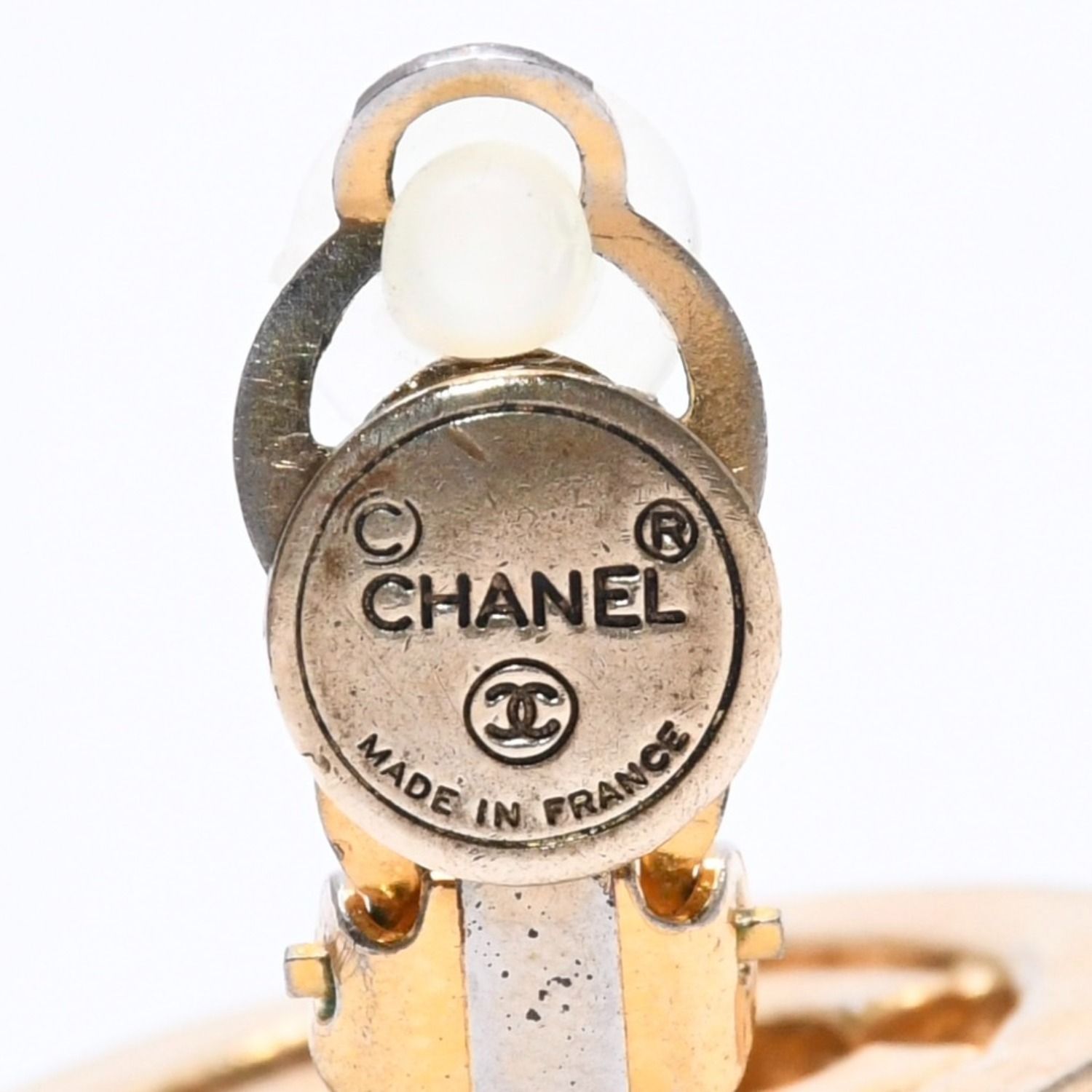CHANEL シャネル ココマーク イヤリング 重量約15.44g GP メタル 