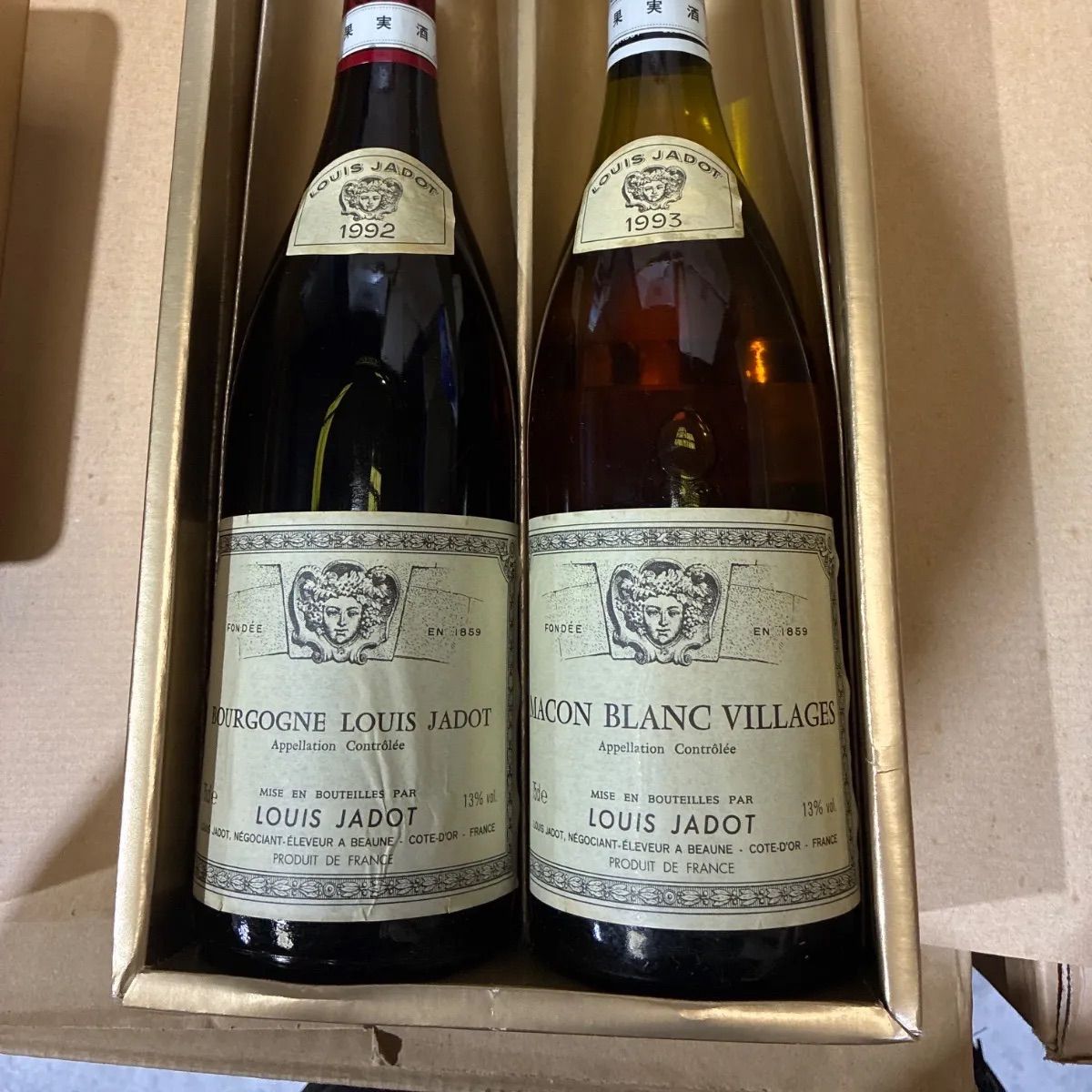 ルイジャド　赤　白　ワイン　1992 1993 お酒　古酒　2本　セット