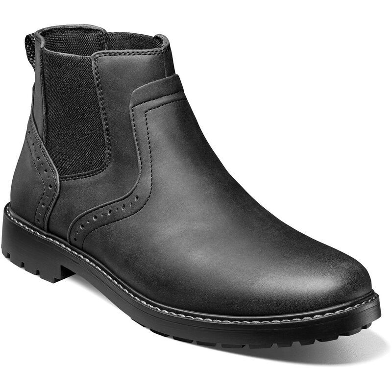 ノンブッシュ メンズ シューズ ブーツ・レインブーツ チェルシーブーツ チェルシー Nunn Bush Delton Mens Chelsea Boots Black ブラック
