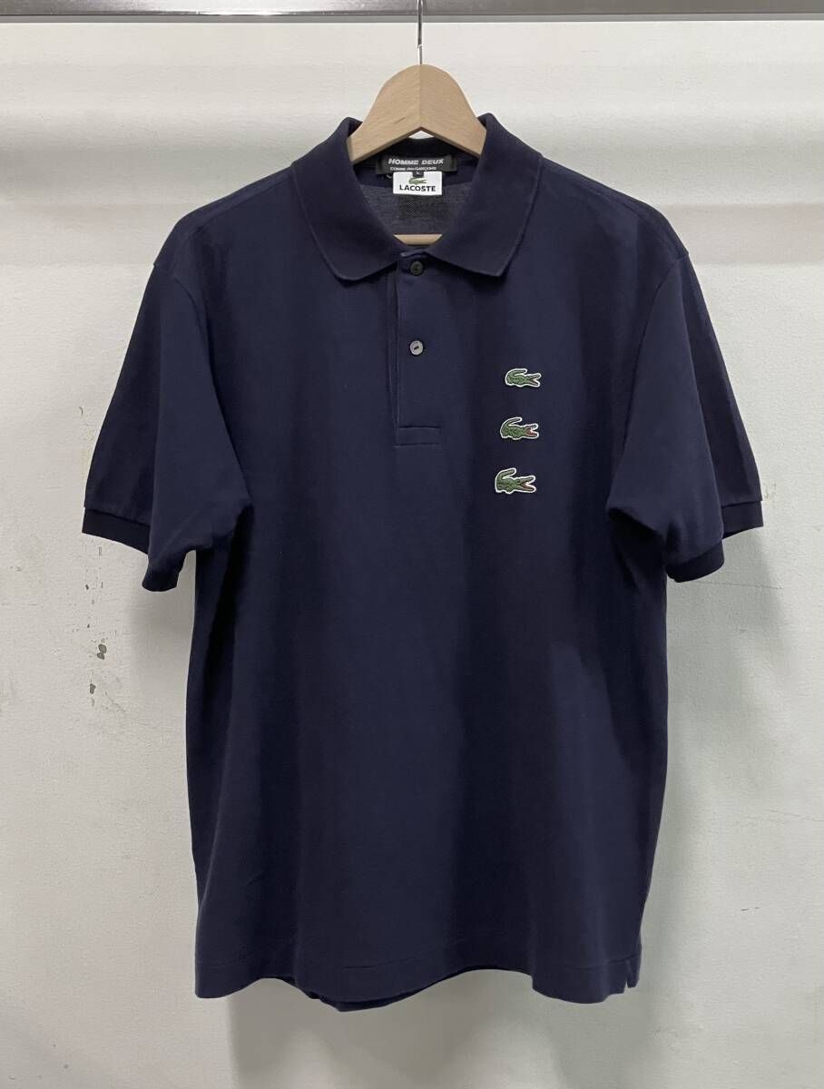 COMMEdesGARCONS HOMME DEUX LACOSTE ポロシャツ COMME des GARCONS HOMME DEUX コムデギャルソン オムドゥ 半袖