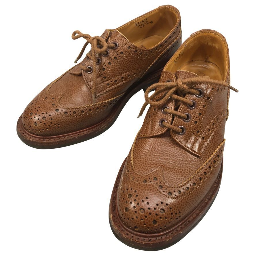 トリッカーズ バートン グレインレザー メンズ  ブラウン サイズUK6.5 Tricker's ビジネスシューズ 約25.0cm【LA】【中古】 トリッカーズ バートン グレインレザー メンズ ブラウン サイズUK6.5