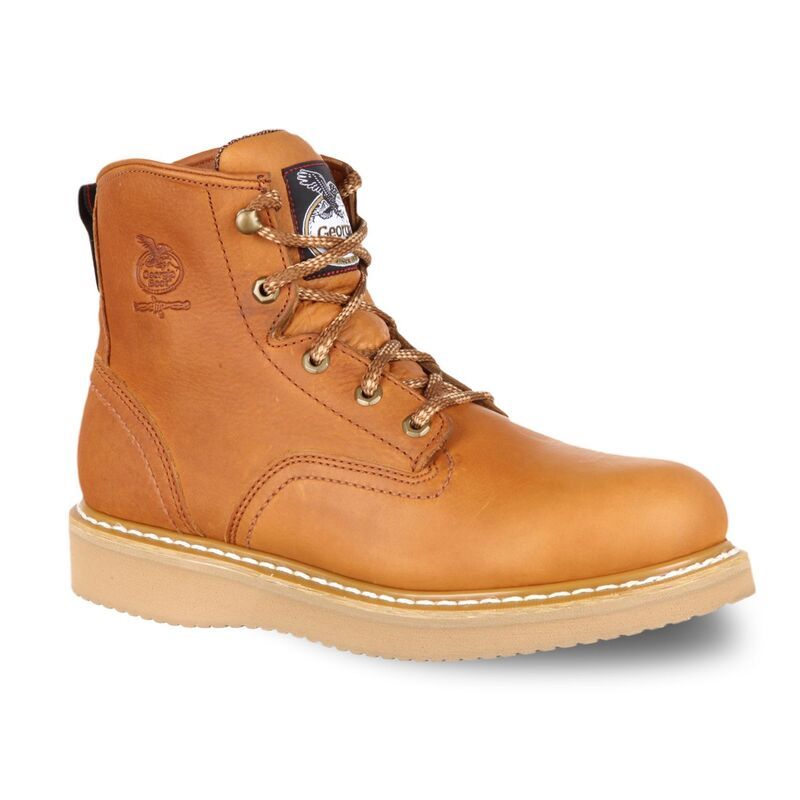 ジョージアブーツ メンズ シューズ ブーツ・レインブーツ Tシャツ Georgia Boots Classic Mens 6Inch Steel Toe Work Boots Barracuda Go