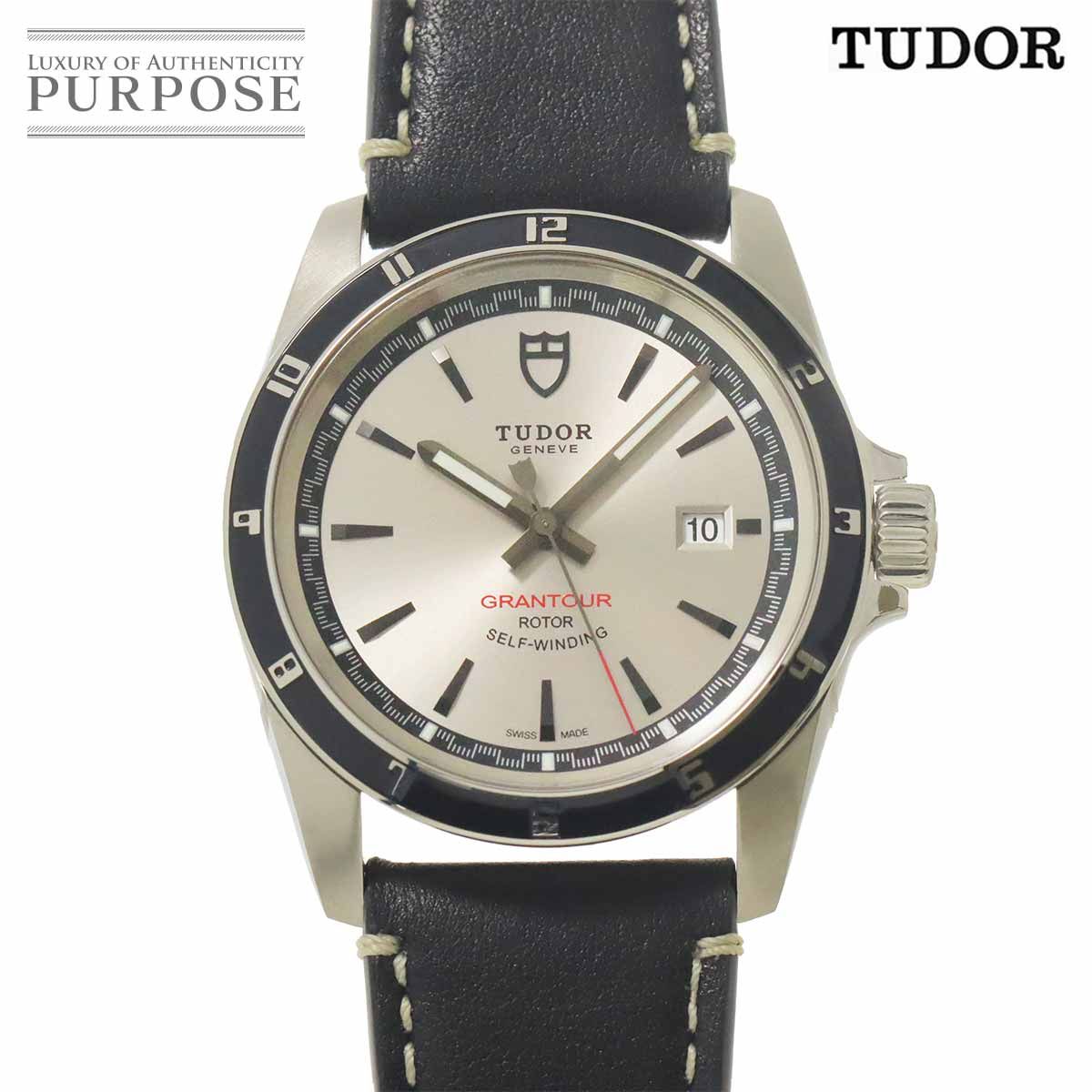 チューダー チュードル TUDOR グランツアー 20500N メンズ 腕時計 デイト シルバー オートマ 自動巻き Grantour 90329954