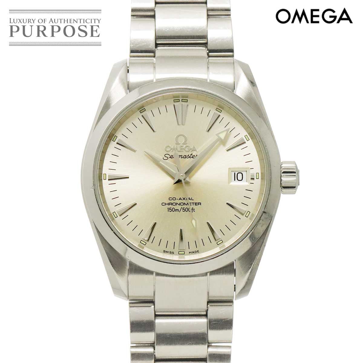 オメガ OMEGA シーマスター アクアテラ コーアクシャル 2504 30 メンズ 腕時計 デイト 自動巻き 90332099