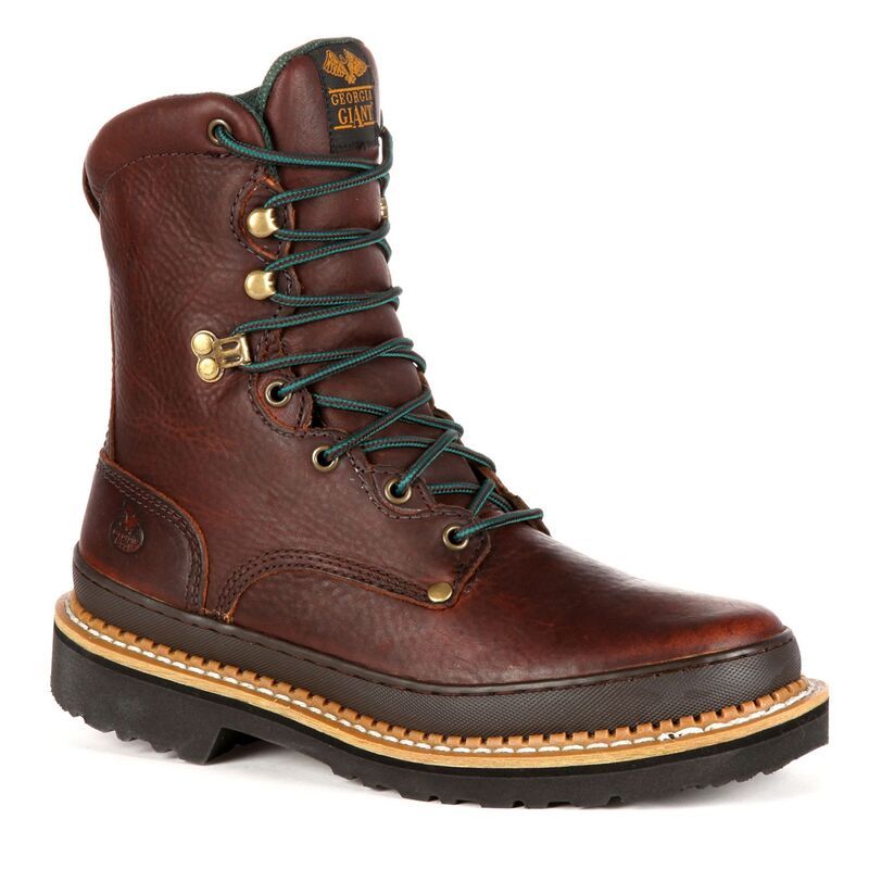 ジョージアブーツ メンズ シューズ ブーツ・レインブーツ Georgia Boots Giant Mens 8in Work Bootsoggy Brown ブラウン