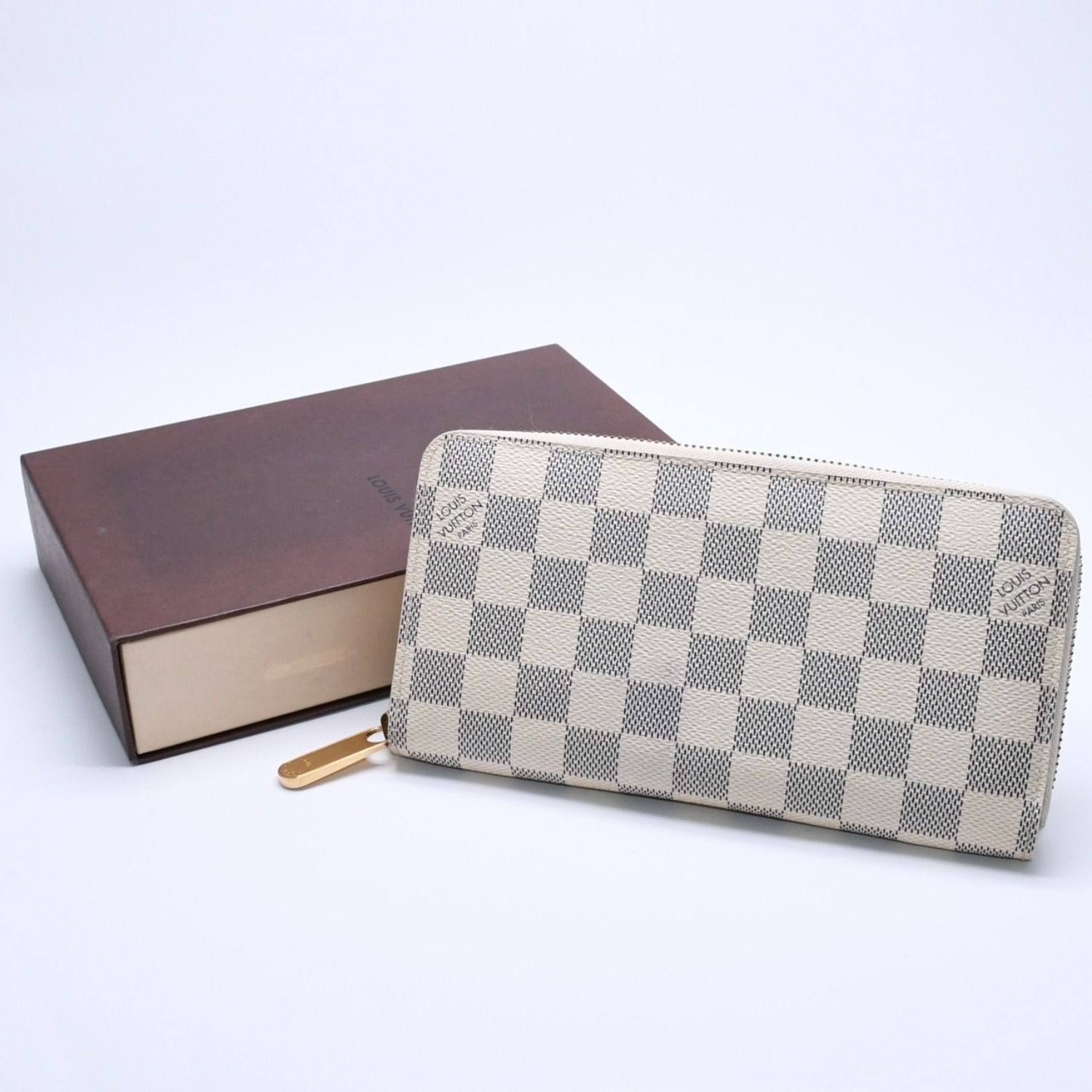 極美品 LOUIS VUITTON ルイヴィトン ジッピーウォレット ホワイト