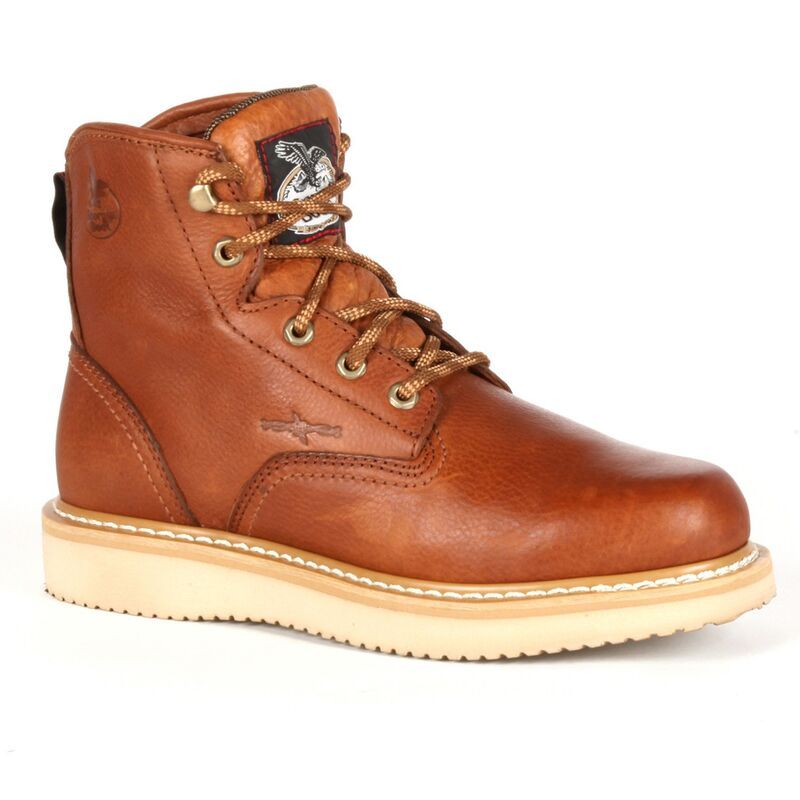 ジョージアブーツ メンズ シューズ ブーツ・レインブーツ Georgia Boots Mens 6in Wedge Work Boots Barracuda Gold ゴールド