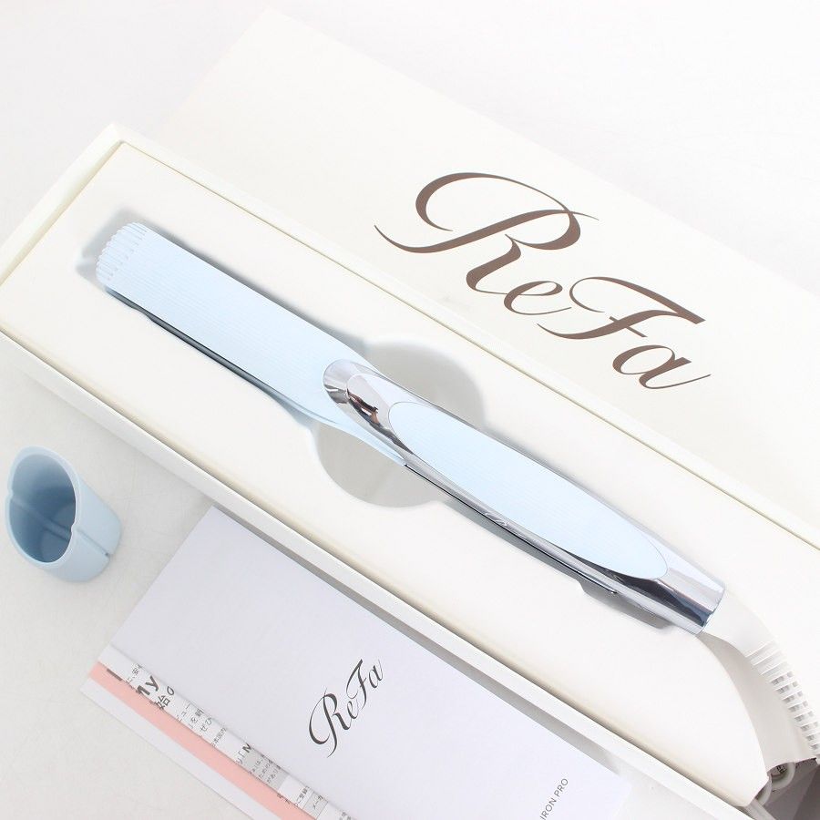 【美品】MTG ReFa STRAIGHT IRON PRO RE-AT-02A ホワイト リファストレートアイロン プロ ヘアアイロン 本体