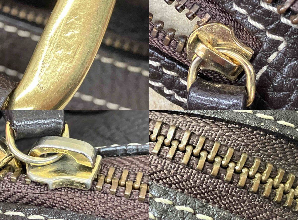 【J&M DAVIDSON】ジェイアンドエムデヴィッドソン/ボストンバッグ/ブラウン/レディース/カバン/中古 【J&M DAVIDSON】ジェイアンドエムデヴィッドソン/ボストンバッグ/ブラウン/レディース/カバン/中古