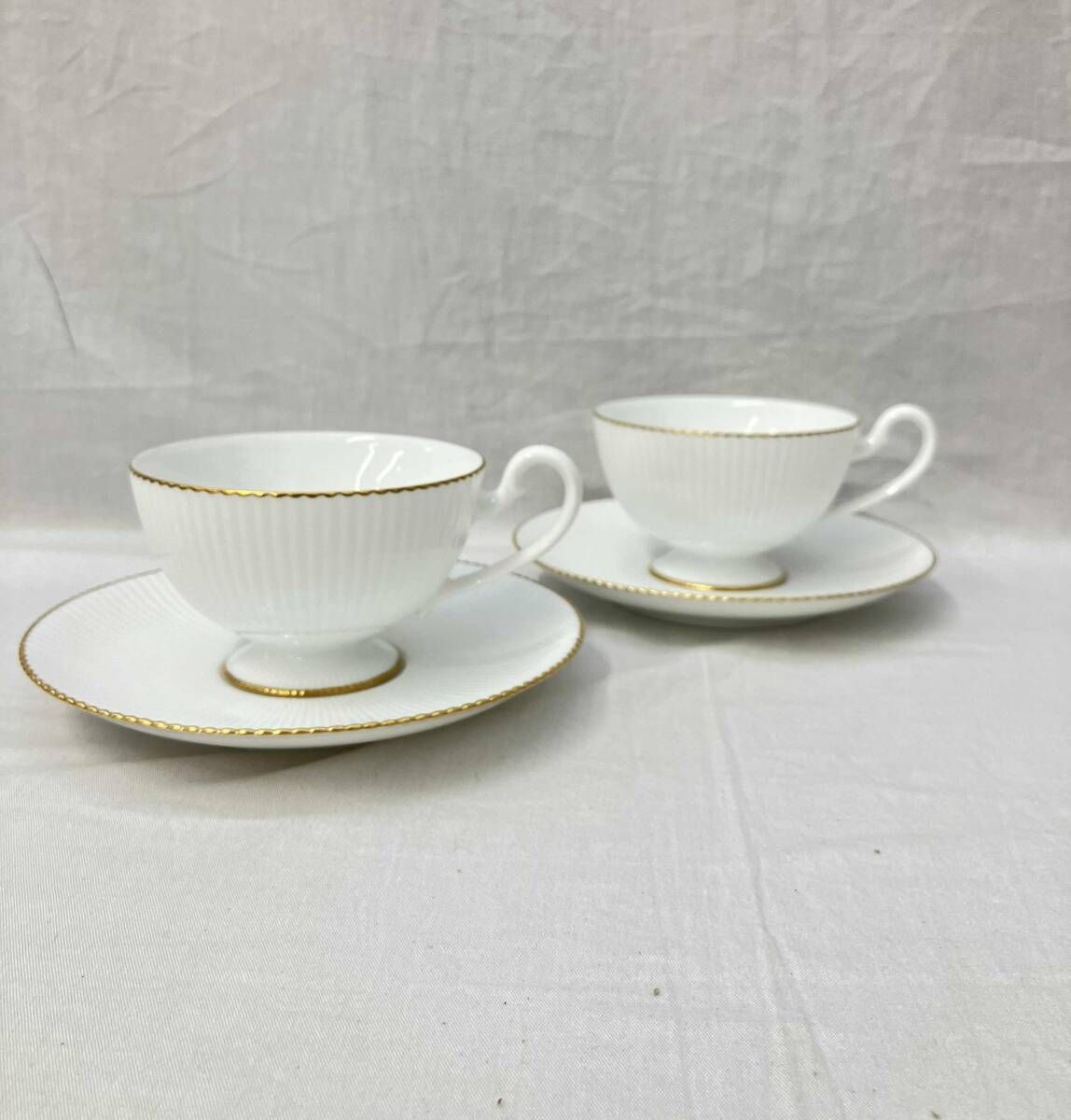 Noritakeノリタケ ダイヤモンド コレクション カップ&ソーサー 2客