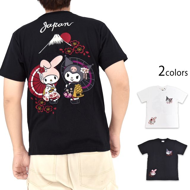 サンリオコラボ半袖Tシャツ「マイメロディ＆クロミ」◆サクラスタイルセレクション