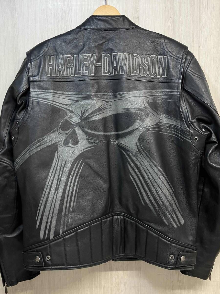 HARLEY-DAVIDSON RIDING GEAR 本革 レザー シングル ライダース