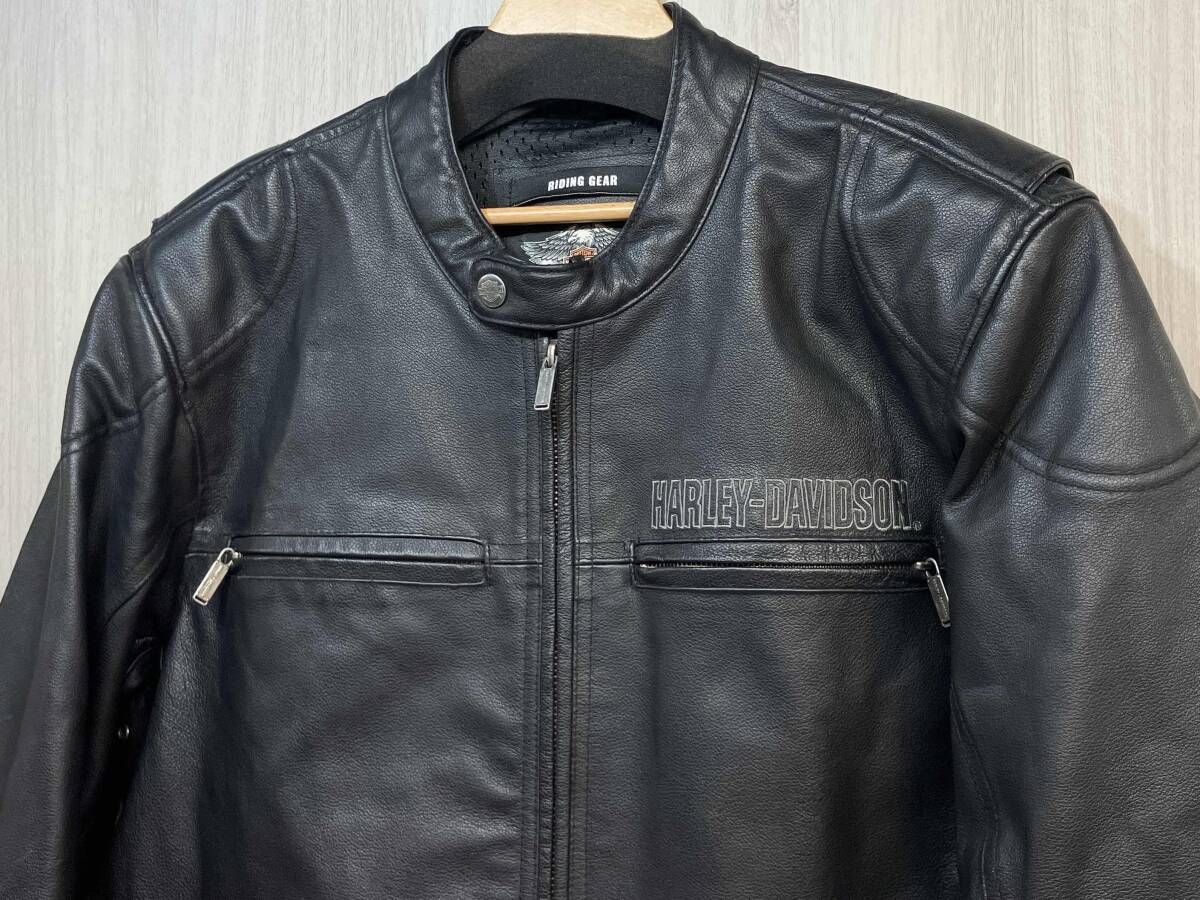 HARLEY-DAVIDSON RIDING GEAR 本革 レザー シングル ライダース