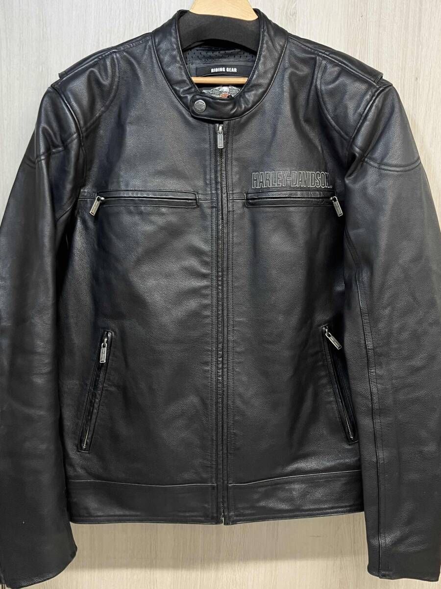 HARLEY-DAVIDSON RIDING GEAR 本革 レザー シングル ライダース