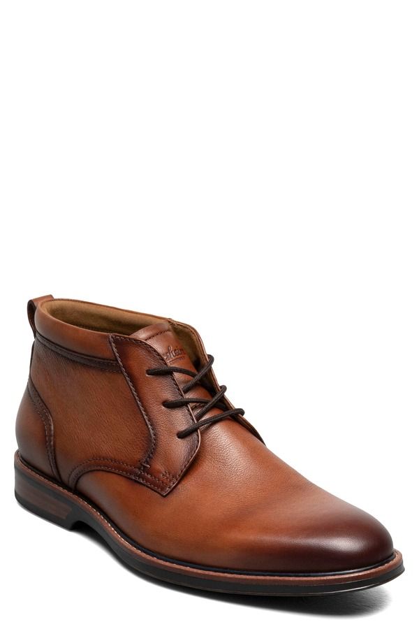 フローシャイム メンズ シューズ ブーツ・レインブーツ Florsheim Traveler Chukka Boot Cognac
