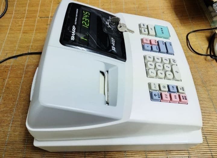 SHARPレジスター XE-A127 簡単便利特殊 送料込 1270328 - メルカリ