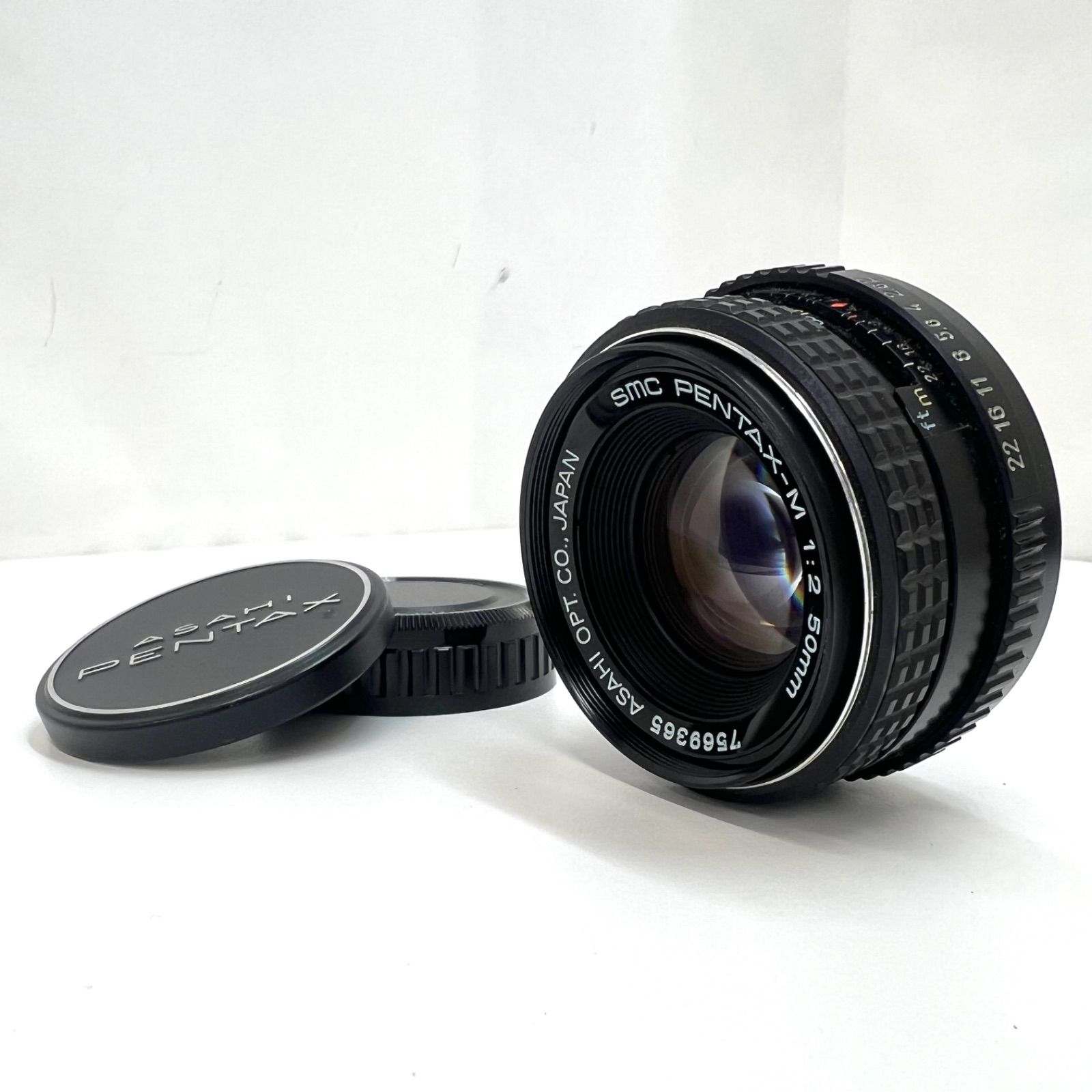 【001088】　smc PENTAX-M 50mm F2 ペンタックス Kマウント 単焦点レンズ