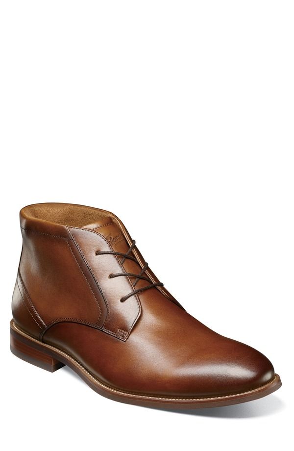フローシャイム メンズ シューズ ブーツ・レインブーツ Florsheim Rucci Plain Toe Chukka Boot Cognac
