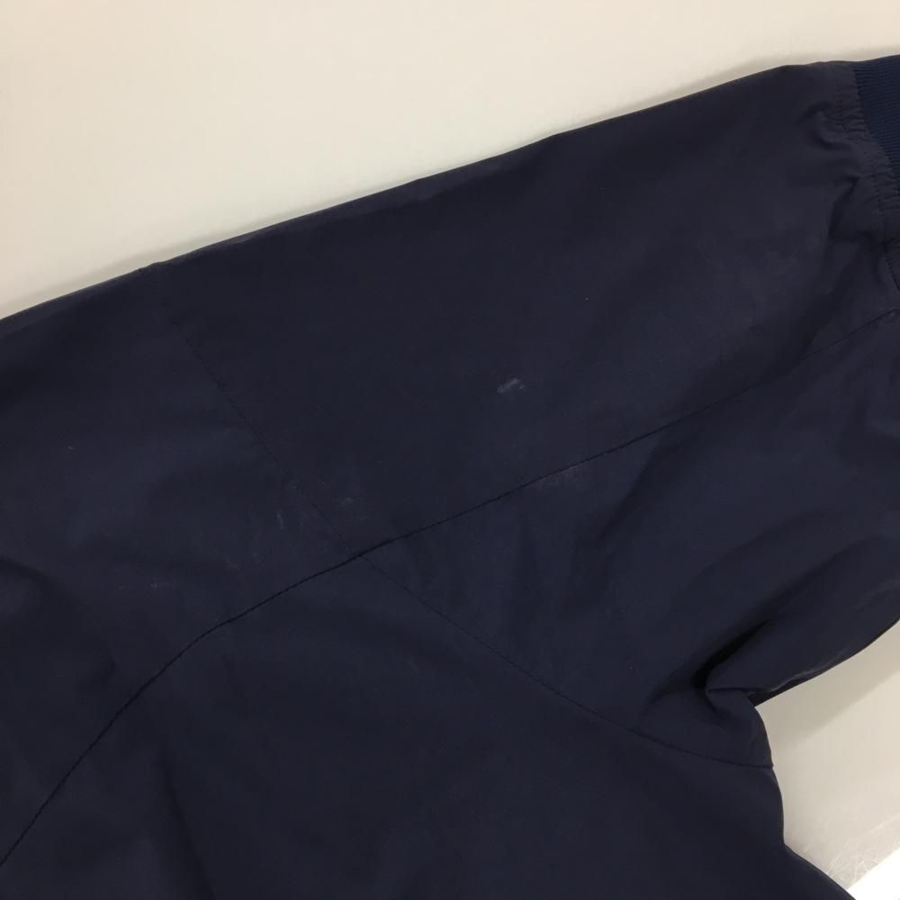 美品】パーリーゲイツ 半袖ナイロンスニード ネイビー×ライトグリーン