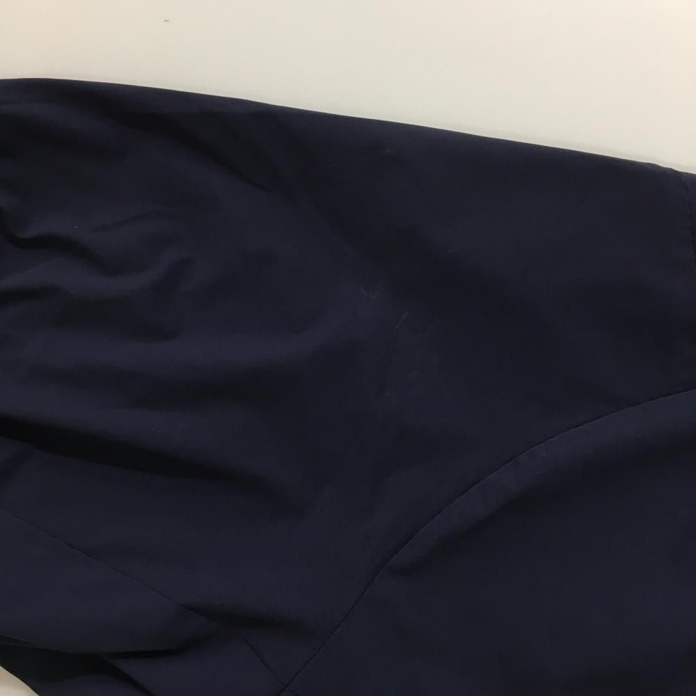 美品】パーリーゲイツ 半袖ナイロンスニード ネイビー×ライトグリーン