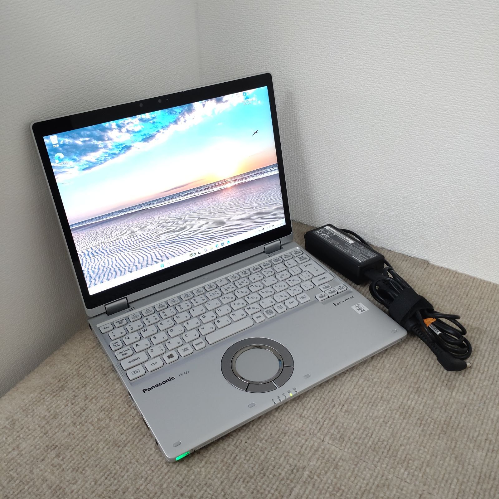 【送料無料】Panasonic CF-QV9 / 2in1タッチ / I7-10810U / 16GB / SSD512GB / Win11 / バッテリー良好 / LTE / カメラ内蔵 / 12型 / NB504
