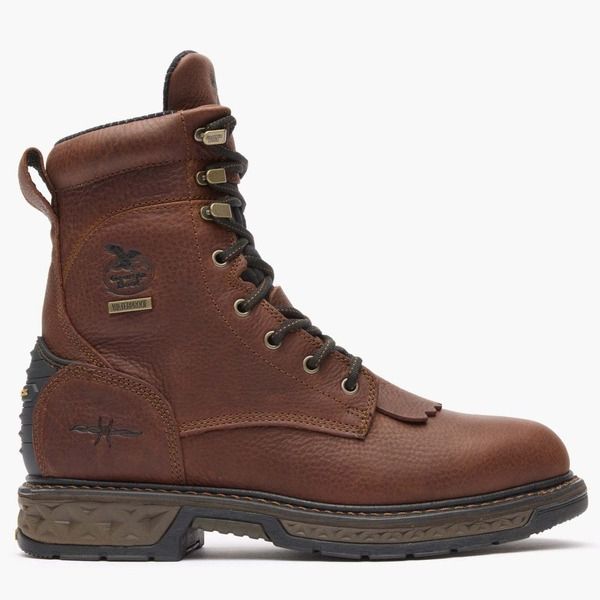 ジョージブーツ メンズ シューズ ブーツ・レインブーツ レース Georgia Boot Carbotec Lt Lacer Work Boot Brown ブラウン