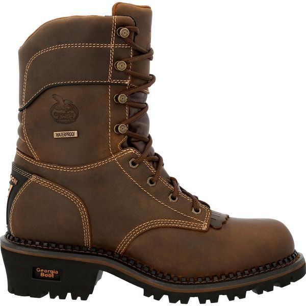 ジョージブーツ メンズ シューズ ブーツ・レインブーツ Georgia Boot Amp Lt Logger Composite Toe Insulated Waterproof Work Boot